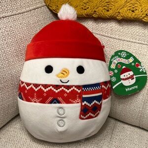 7” MANNY the Adorable Snowman SQUISHMALLOW ⛄️⛄️⛄️
